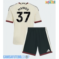 Camisa de time de futebol Manchester United Kobbie Mainoo #37 Replicas 3º Equipamento Infantil 2026-27 Manga Curta (+ Calças curtas)